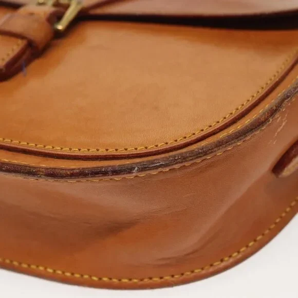 Authentic LOUIS VUITTON Nomad leather Jeune Fille PM Shoulder Bag Beige LV - Picture 7 of 16